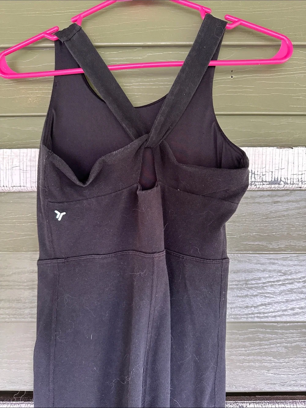 Old Navy Black Knit Girls' Sleeveless Jumpsuit Romper